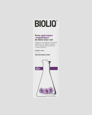 Crema reafirmante y suavizante para el contorno de ojos y los labios 45+ Bioliq - 1