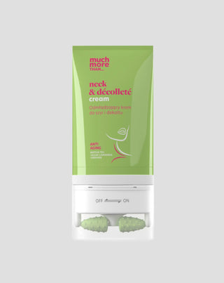 Crema rejuvenecedora de cuello y escote con algas y té verde matcha Mucho más que