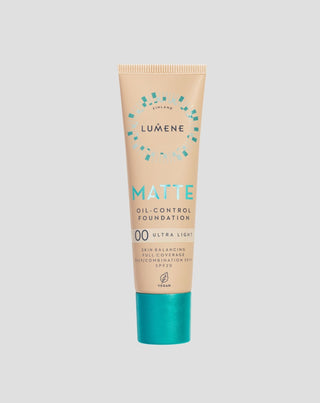Matte 00 Base de maquillaje matificante ultraligera con SPF 20 Lumene