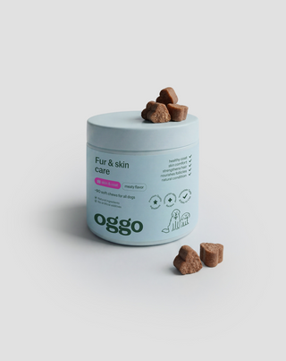 Fur & Skin alimento complementario para perros para un pelaje hermoso y una piel sana Oggo 180 g - 3