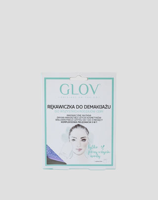 Guante limpiador facial y desmaquillante reutilizable On-The-Go Ivory Glov - 3