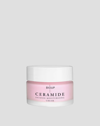 Crema hidratante intensiva con ceramidas ácido hialurónico prebióticos BIOUP - 1