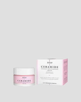 Crema hidratante intensiva con ceramidas ácido hialurónico prebióticos BIOUP - 4