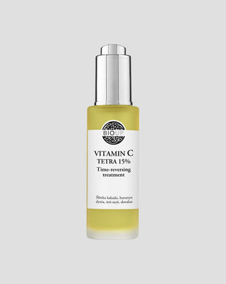 Serum Vitamin C Tetra 15% Time-reversing treatment z bursztynem i żeń-szeniem BIOUP - 1
