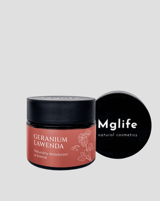 Crema desodorante de geranio y lavanda Mglife