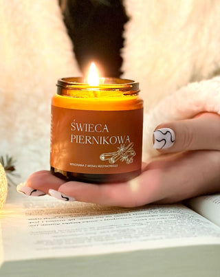 Vela Jengibre Mglife De Cera De Aceite de Colza Con Aceites Y Mecha De Algodón 100%