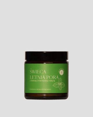 Vela perfumada de limoncillo y menta Mglife temporada de verano
