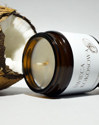 Vela Vegana de Colza con Mecha de Algodón con Aroma de Coco 120ml MgLife - 2