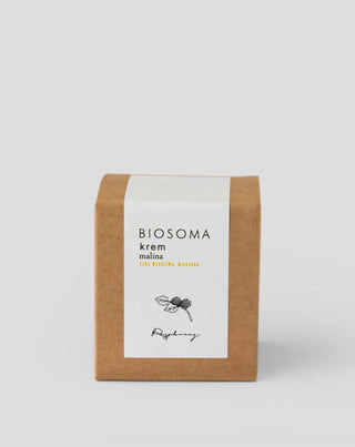 Crema facial con frambuesa y ácido hialurónico nutritiva e hidratante Biosoma - 2