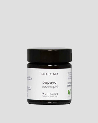 Exfoliante enzimático mascarilla de papaya para todo tipo de pieles línea RAW Biosoma - 1
