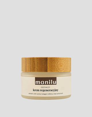 Crema nutritiva regeneradora para pieles deshidratadas y secas con aceite de argán de Manilu - 1