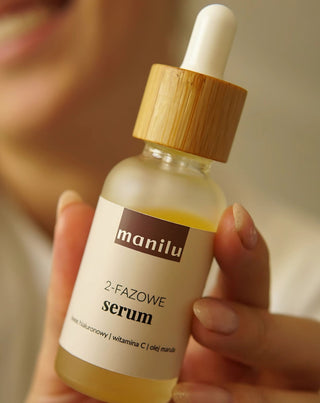 Sérum de noche bifásico para pieles secas con ácido hialurónico y vitamina C Manilu - 4