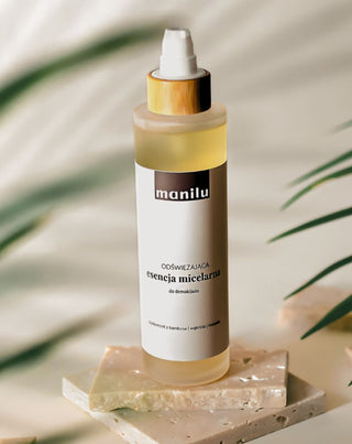 Esencia micelar refrescante para desmaquillar la irritación calmante con D-pantenol Manilu - 2