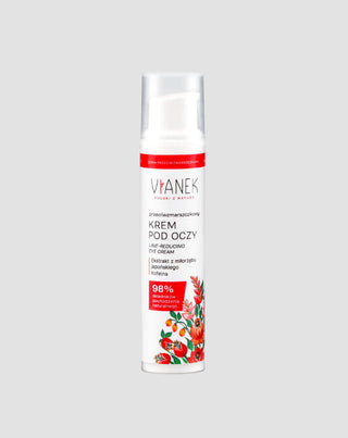 La crema antiarrugas para el contorno de ojos reduce las bolsas e hidrata en profundidad Vianek - 1