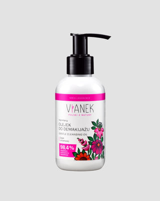 Aceite desmaquillante calmante para ojos, rostro y labios con macerado de camomila Vianek - 1