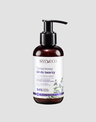 Gel limpiador alisante e iluminador para el rostro con ácido málico Sylveco - 1