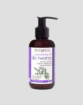 Gel limpiador alisante e iluminador para el rostro con ácido málico Sylveco - 1