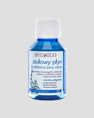 Enjuague bucal a base de hierbas con extractos naturales sin alcohol Sylveco - 1