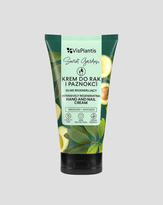 Una crema de manos y uñas altamente regeneradora con aguacate y aceite de algodón Vis Plantis - 1