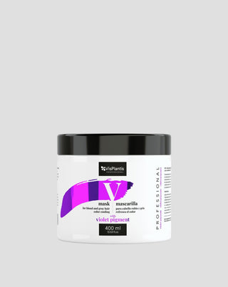 Mascarilla refrescante para cabellos rubios y canosos color Professional Vis Plantis - 1