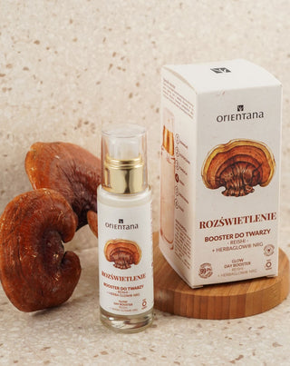Booster iluminador con adaptógenos, reishi y rhodiola rosea Orientana - 2
