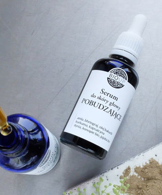 Sérum para el cuero cabelludo para estimulan el crecimiento del cabello con mezcla de hierbas indias BIOUP - 3