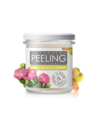 Exfoliante de sal natural con manteca de karité de higo chumbo y vitamina E fuertemente reafirmante E-Fiore - 1