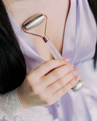 Juego de masaje facial de acero inoxidable – crioterpia Cryo Ice Beauty Set Crystallove - 2