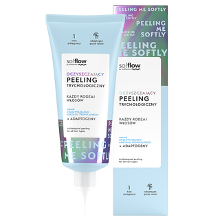 Exfoliante tricológico para el cuero cabelludo con aroma a cóctel tropical refrescante so!flow - 1
