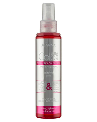 Spray de enjuague para el cabello rosa que elimina los reflejos amarillentos Ultra Color Joanna - 1