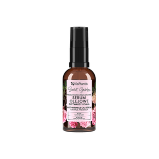 Aceite de rosas para rostro y cuerpo enriquecido con aceite de macadamia Vis Plantis - 1