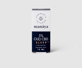 Aceite de CBD 5% para un sueño reparador con melatonina Sleep Manaya