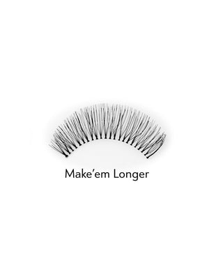 Extensiones de pestañas 2d para uso repetido, con efecto natural Make'em Longer Bamm!Lashes