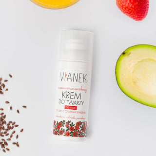 Crema facial de noche antiarrugas con extracto de ginkgo biloba Vianek - 2