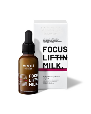 Sérum lifting emulsionante antiedad con bakuchiol Focus lifting milk Veoli Botanica