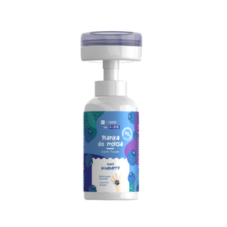 Espuma limpiadora para manos y cuerpo con perfume de frambuesa para niños HiSkin