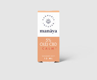Aceite de CBD 5% para calmar el estrés y aliviar la tensión Calm Manaya