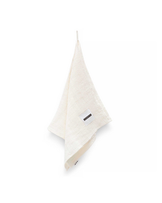 Toalla de lino suave y afelpada Waffle Cream 40x100 cm Hhuumm