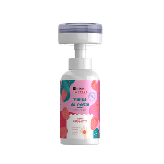 Espuma limpiadora para manos y cuerpo con perfume de frambuesa para niños HiSkin - 1