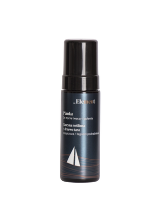 Jabón facial y espuma de afeitar para hombres con taurina vegetal de algas Element Men - 1