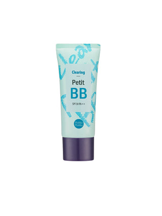 Crema BB limpiadora con filtro SPF 30 Clearing Petit con extracto de aceite de árbol del té para pieles mixtas a grasas Holika Holika - 1