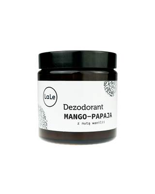 Desodorante ecológico en crema - Mango-papaya con un toque de vainilla para una sensación de frescor duradera La-Le - 1