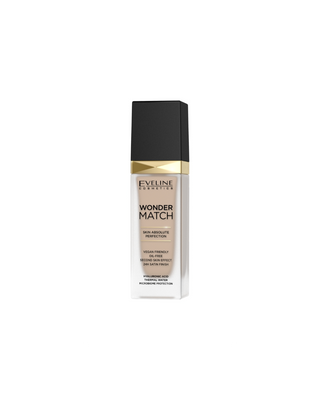 Lujosa base de maquillaje que se adapta a la piel N.º 12 natural y ligera Wonder Match Eveline