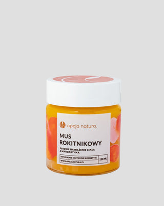 Mousse natural de espino amarillo para el cuerpo para piel seca y sin brillo Opcja Natura - 1