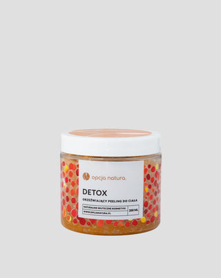 Exfoliante corporal de azúcar 100% natural exfoliante oleoso Detox Opcja Natura - 1