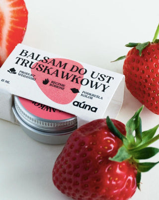 Bálsamo labial de fresa para realzar el color de los labios y añadir brillo Auna - 4