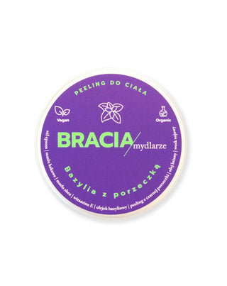 Exfoliante natural de sal para mejorar el estado de ánimo Albahaca con grosella Bracia Mydlarze - 5
