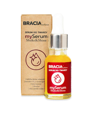 Sérum facial iluminador con vitamina C y escualeno Shake & Shine Bracia Mydlarze - 1