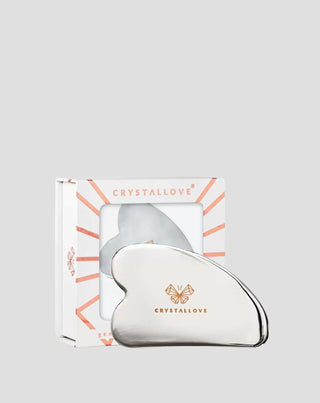 Placa para masaje facial gua sha de acero inoxidable Cryo Ice Gua Sha Crystallove - 1