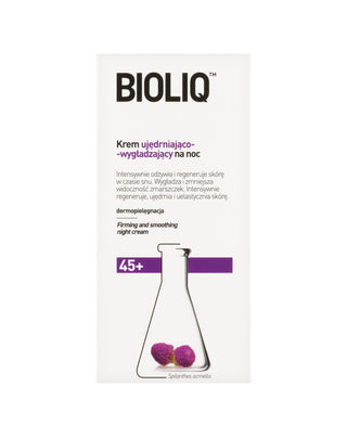 Crema de noche reafirmante y suavizante 45+ Bioliq
